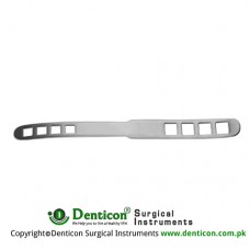 Bruenings Tongue Depressor Stainless Steel, 19 cm - 7 1/2" Blade Width 1 - Blade Width 2 19 mm - 15 mm 